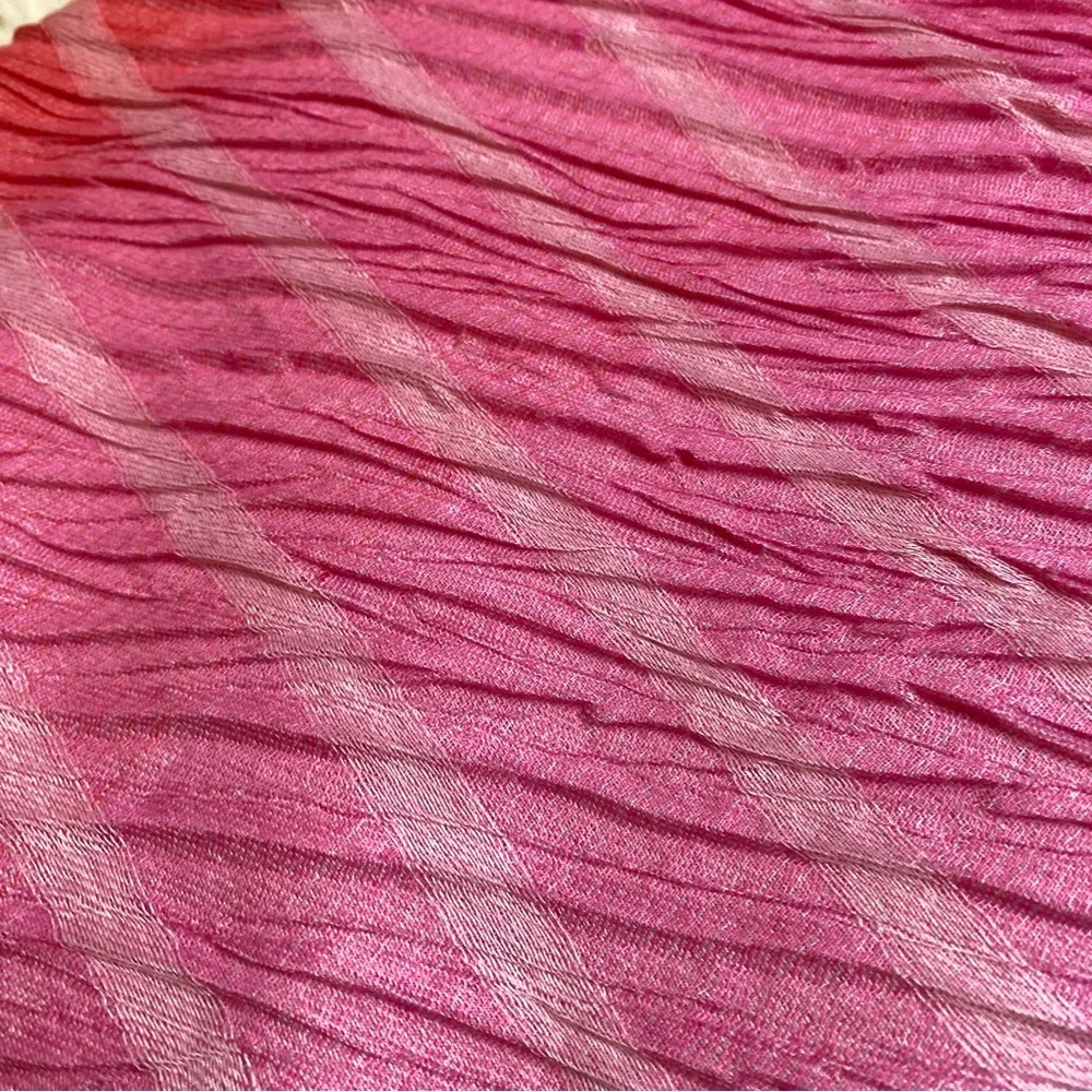 Est. 1946 : pink & purple ombré summer spring lightweight texture infinity scarf